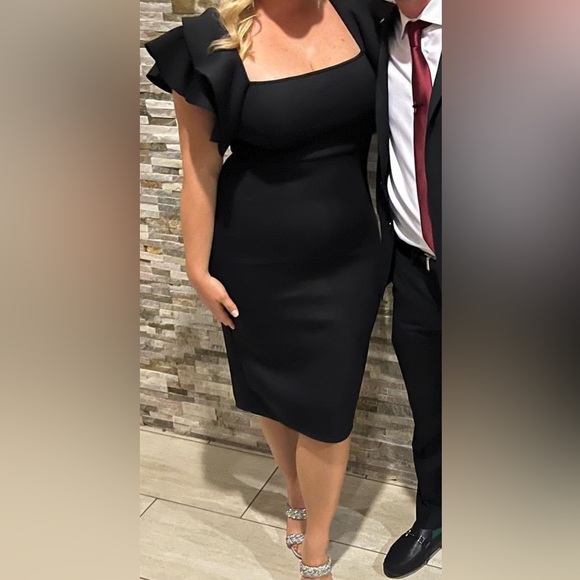 Black Cocktail Dress - Picture 1 of 2